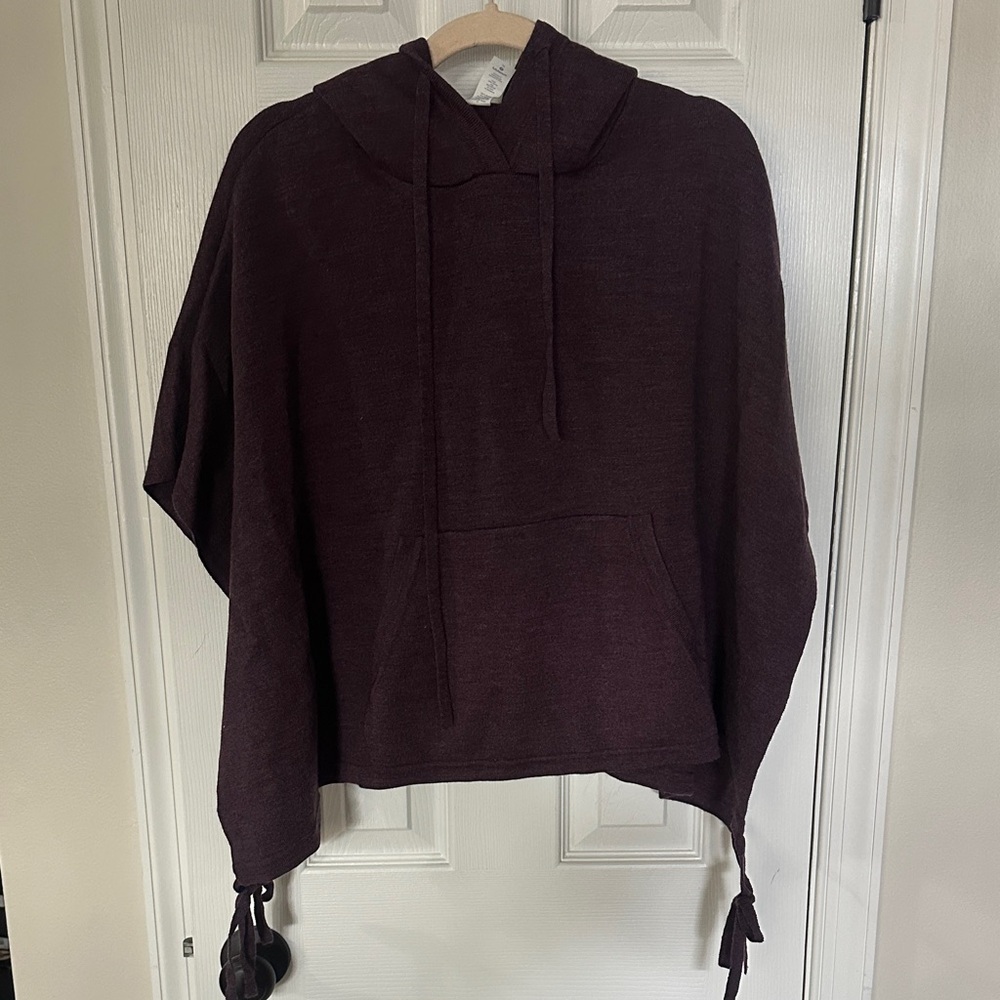 Lululemon Athletica Plum Knit Poncho